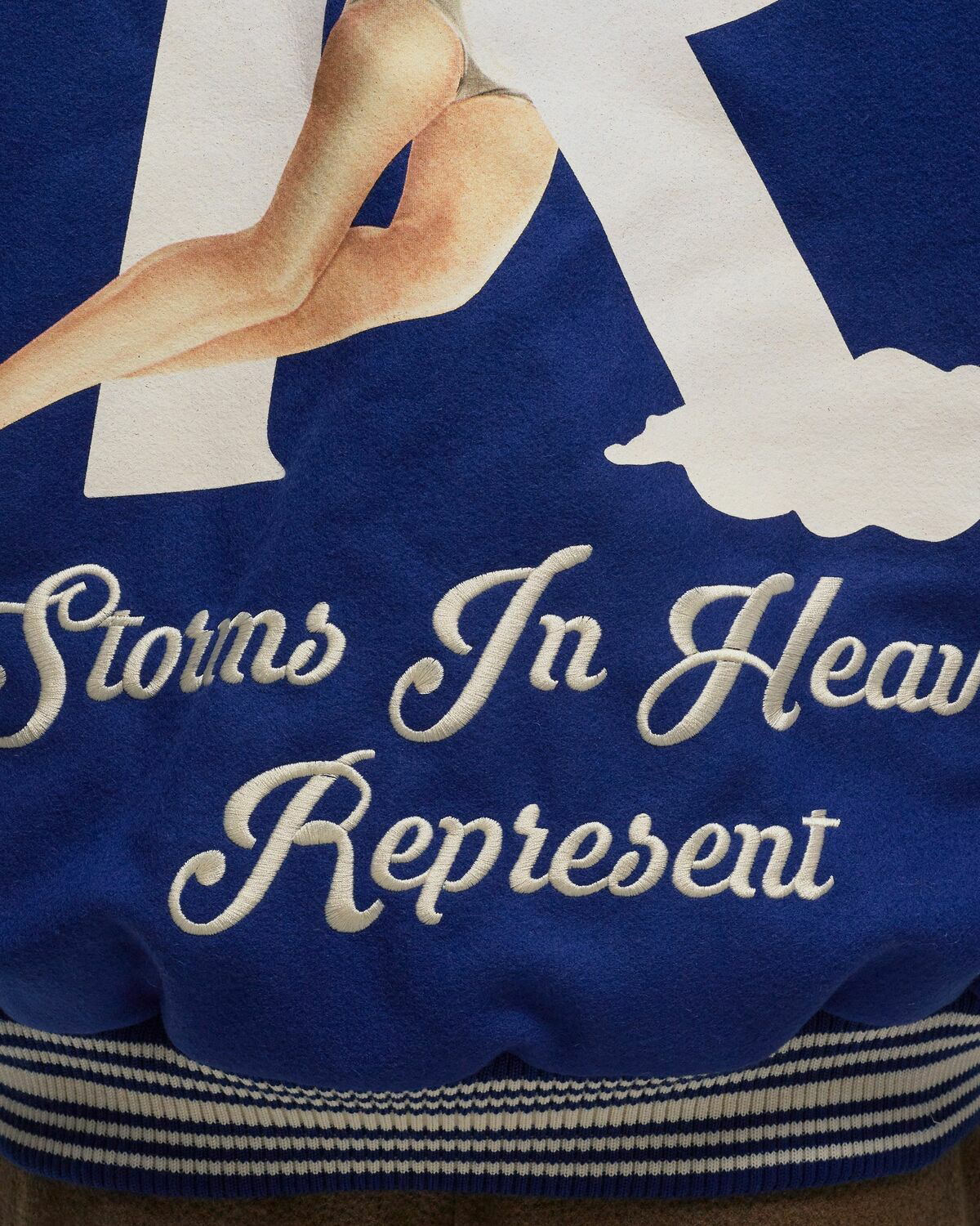 Represent Storms In Heaven Wool-blend Varsity Jacket in Blue for
