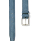 Anderson's - 3.5cm Suede Belt - Blue