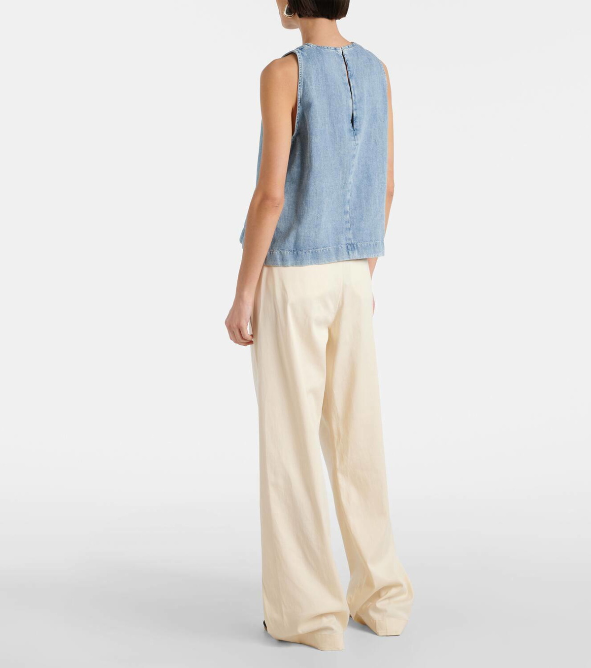 7 For All Mankind Kansas denim top