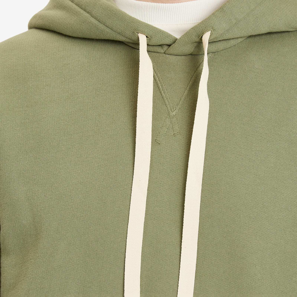 Jil Sander+ Men's Logo Hoodie in Slate Green