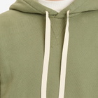 Jil Sander+ Men's Logo Hoodie in Slate Green