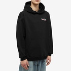 Balenciaga Men's Political Campaign Logo Popover Hoody in Black/White