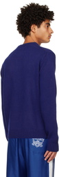 Casablanca Navy Embleme De Caza Sweater