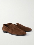 TOM FORD - Suede Loafers - Brown