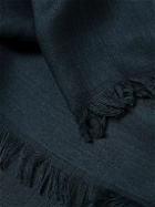 Berluti - Fringed Wool and Mulberry Silk-Blend Jacquard Scarf