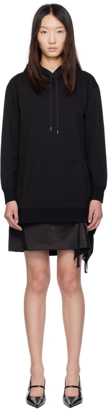 Photo: 3.1 Phillip Lim Black Combo Hoodie & Minidress Set