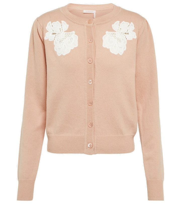 Photo: See By Chloe - Floral-embroidered cardigan