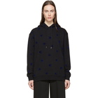 McQ Alexander McQueen Black Mini Swallow Boyfriend Hoodie