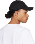 Kenzo Black Kenzo Paris Logo Patch Cap