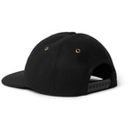 AMI - Logo-Appliquéd Wool-Blend Cap - Black