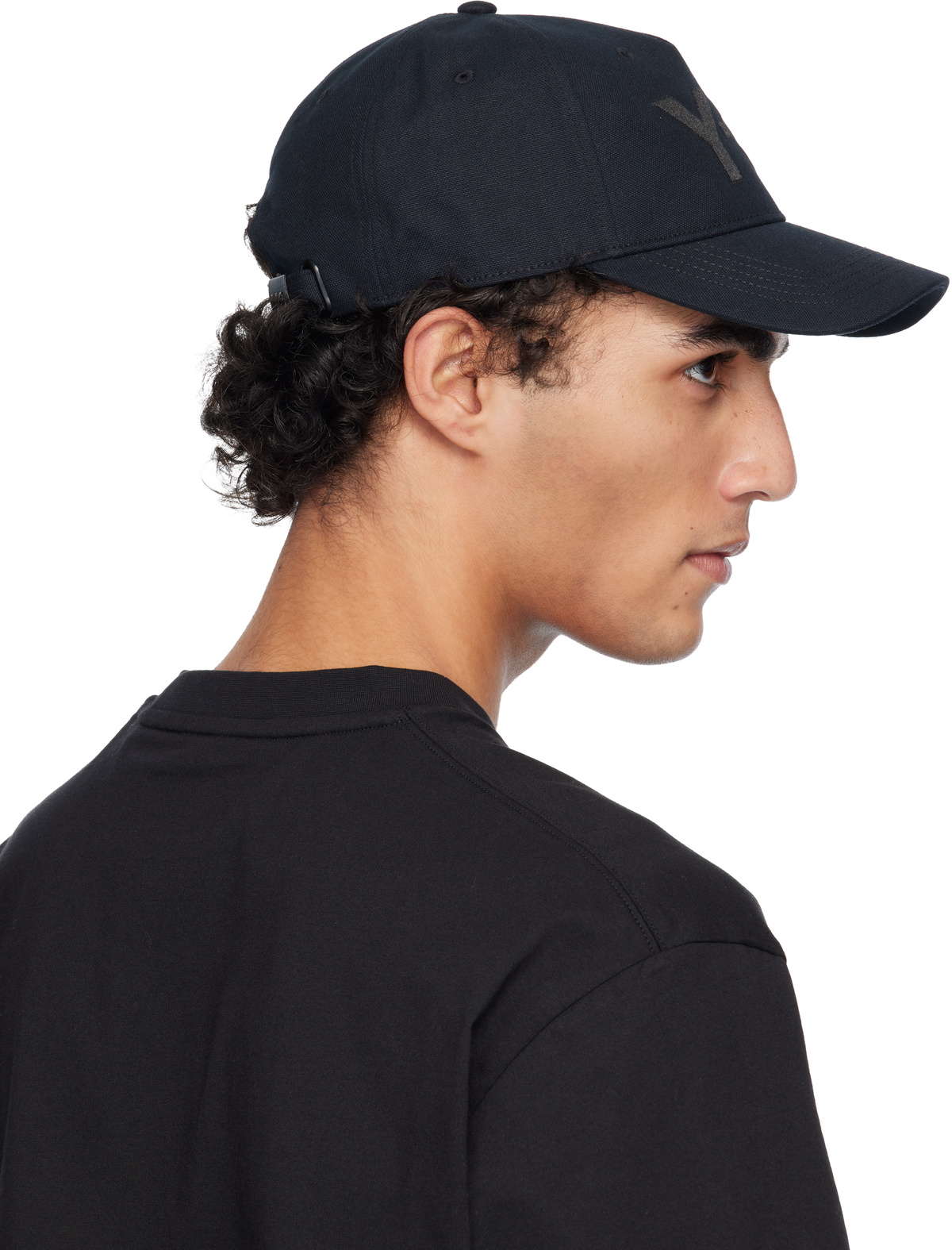 Y-3 Black Classic Logo Cap