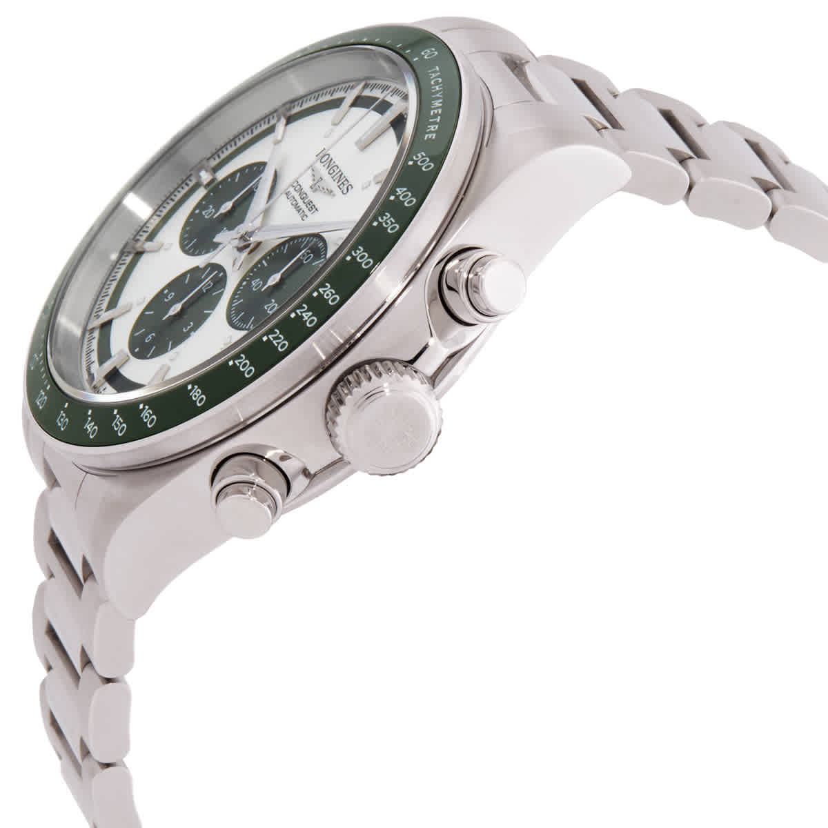 Longines Conquest Chronograph Automatic Silver Dial Watch L3.835.4.02.6