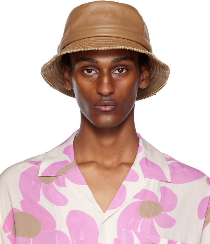 Photo: Jacquemus Tan 'Le Bob Mentalo' Bucket Hat