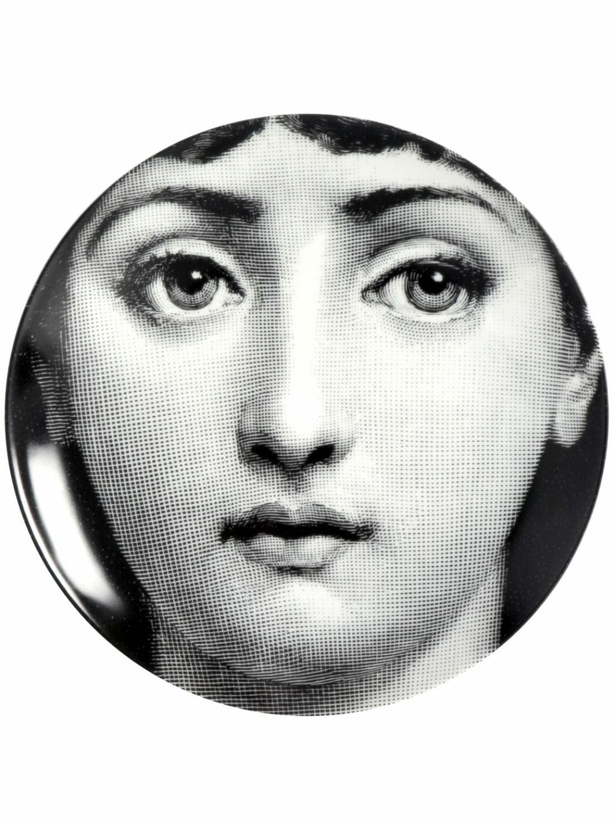Photo: Fornasetti Black Tema E Variazioni N1 Wall Plate