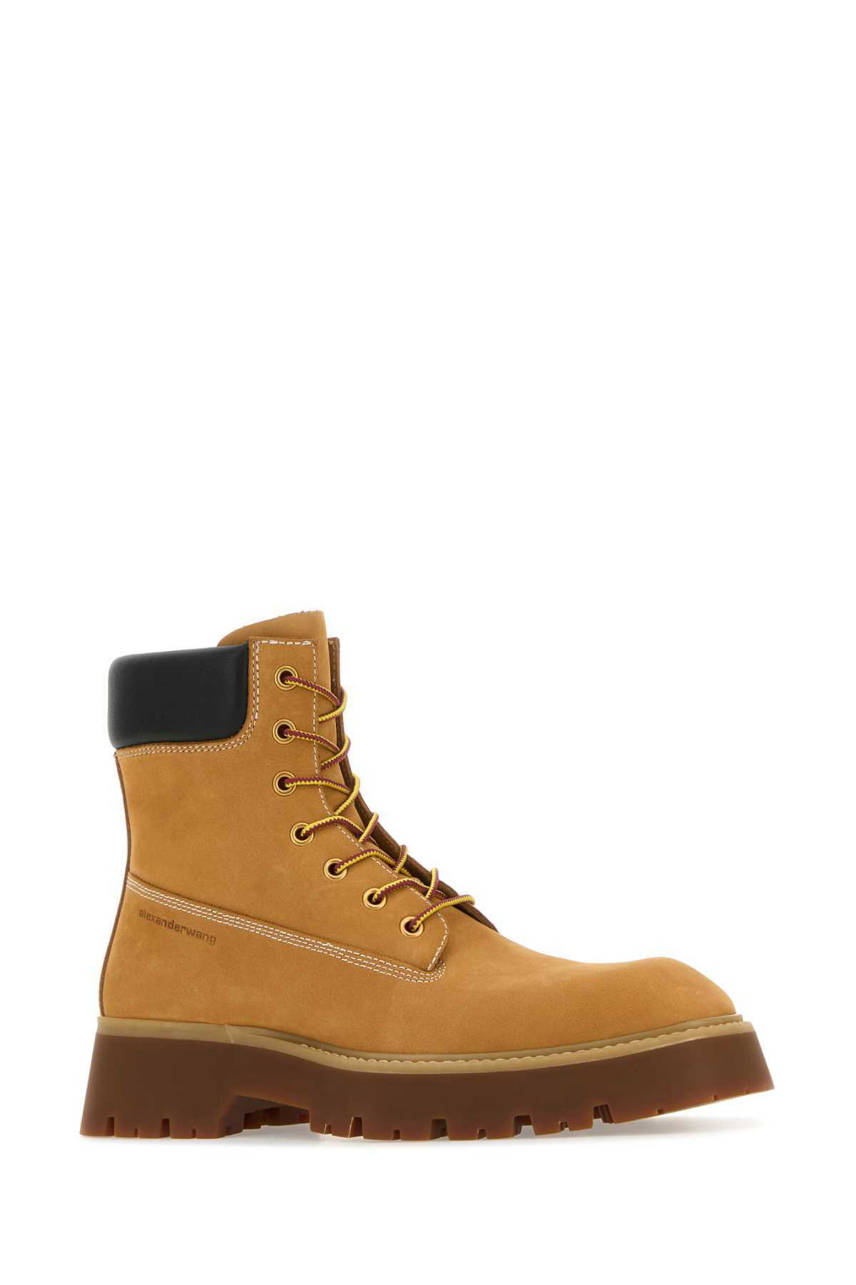 ロングブーツ ALEXANDER WANG Camel Suede Throttle Ankle Boots Alexander Wang Camel Suede Throttle Ankle Boots Alexander Wang