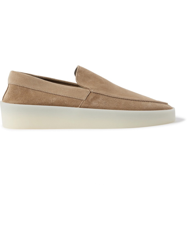 Photo: FEAR OF GOD - Reverse Suede Loafers - Brown - EU 42
