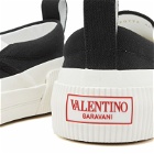 Valentino Men's VLTN Slip On Sneakers in Black/White