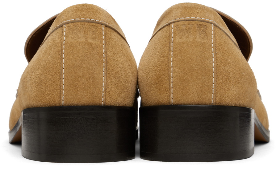 Wales Bonner Beige Suede Loafers