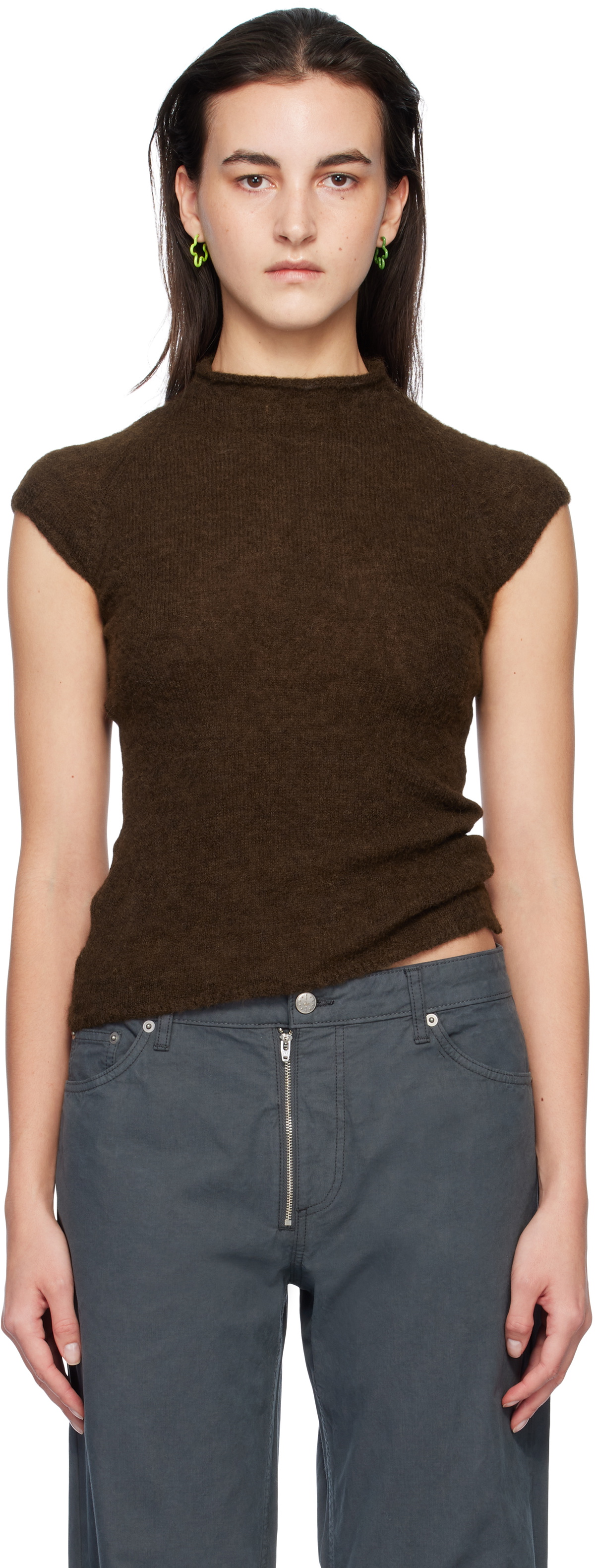 Paloma Wool Green Ojito Tank Top | Garmentory