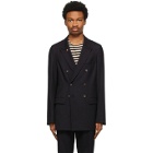 BED J.W. FORD Black Double-Breasted Blazer