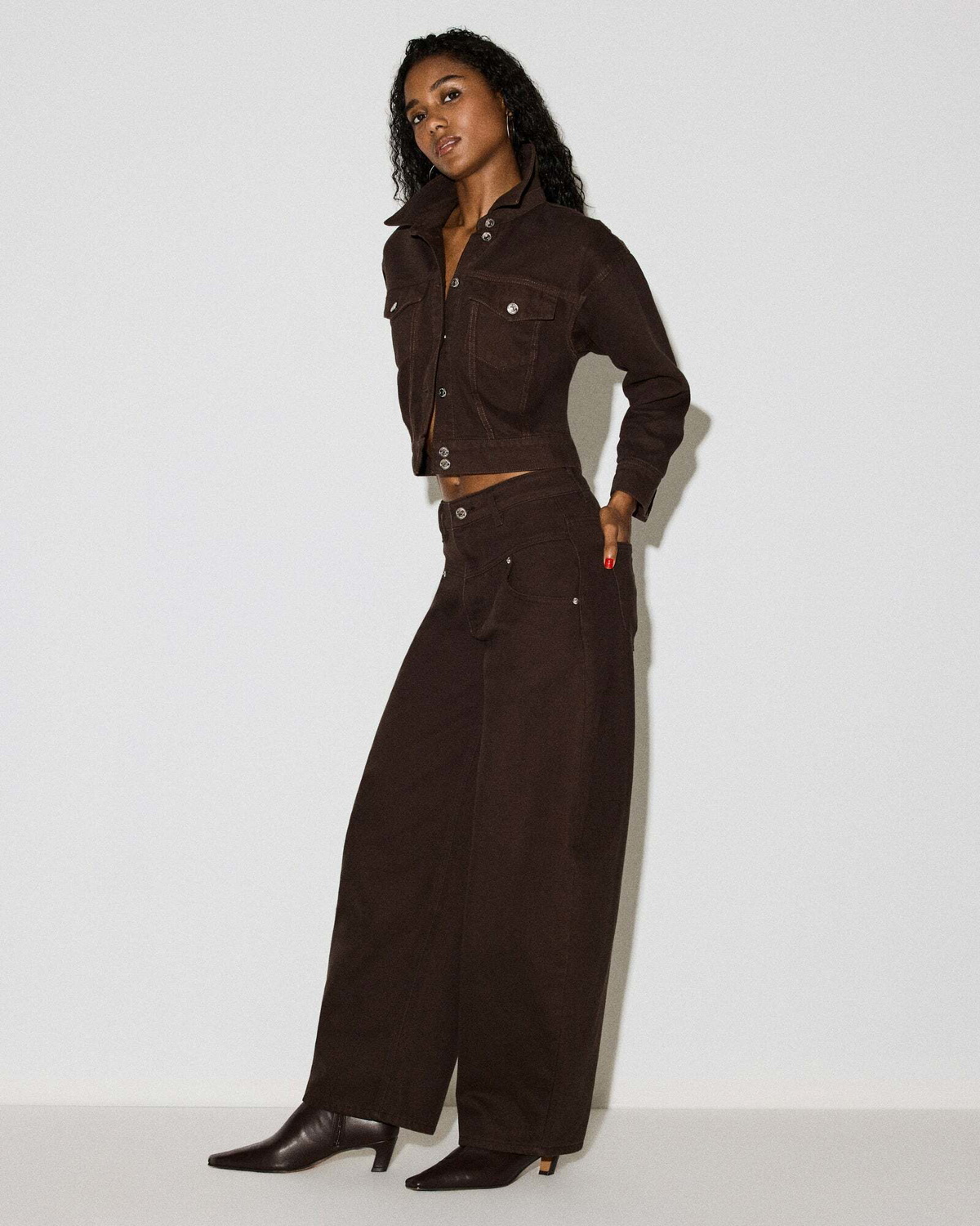 Steve Madden The Tribeca Jean Pants in Espresso