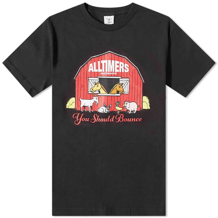 Photo: Alltimers Men's Barn It T-Shirt in Black