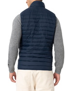 MC2 Saint Barth Man Navy Blue Padded Vest Aspen