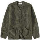 Kestin Men's Neist Fleece Cardigan in Dark Olive