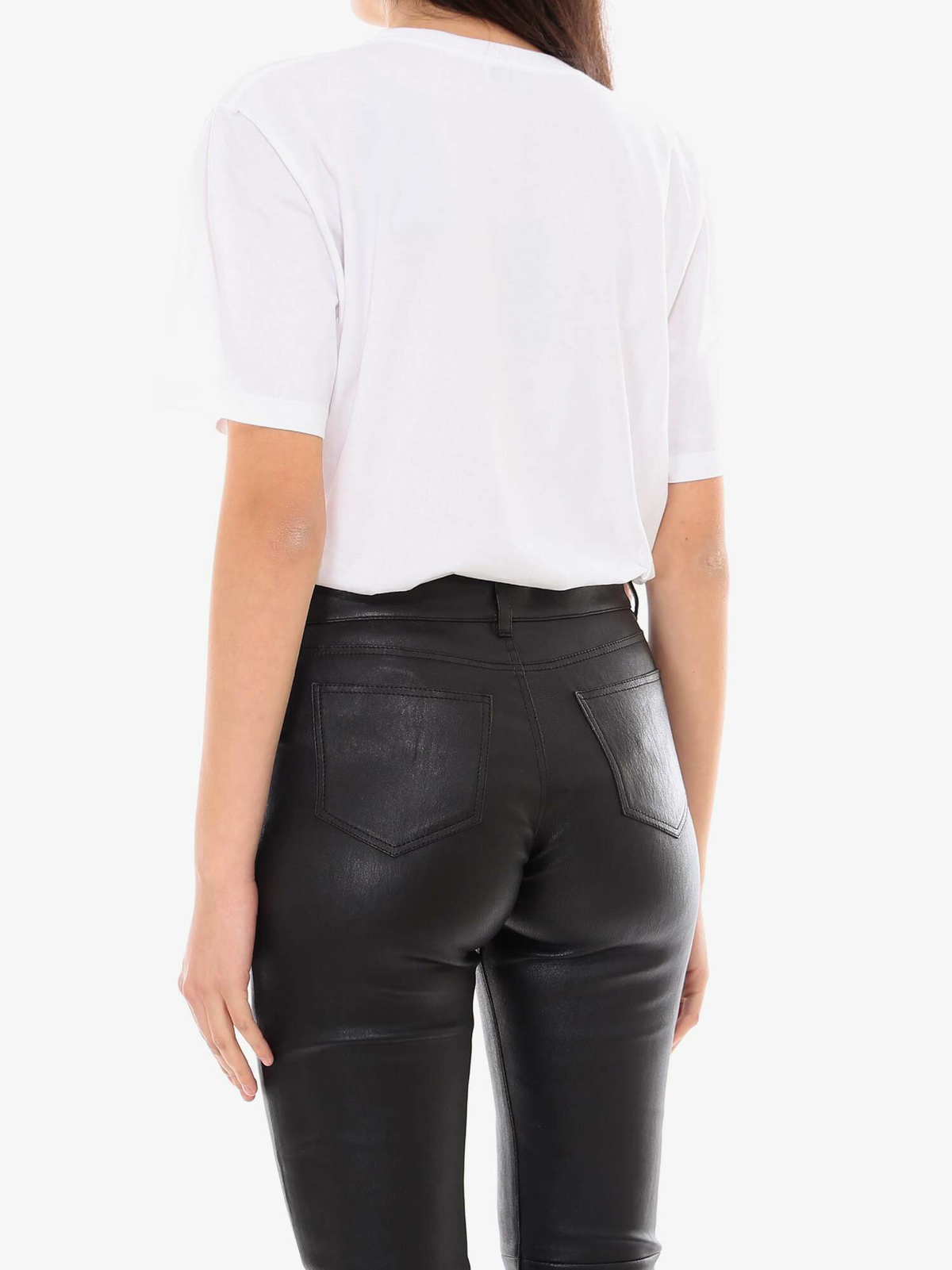 Saint Laurent   T Shirt White   Womens
