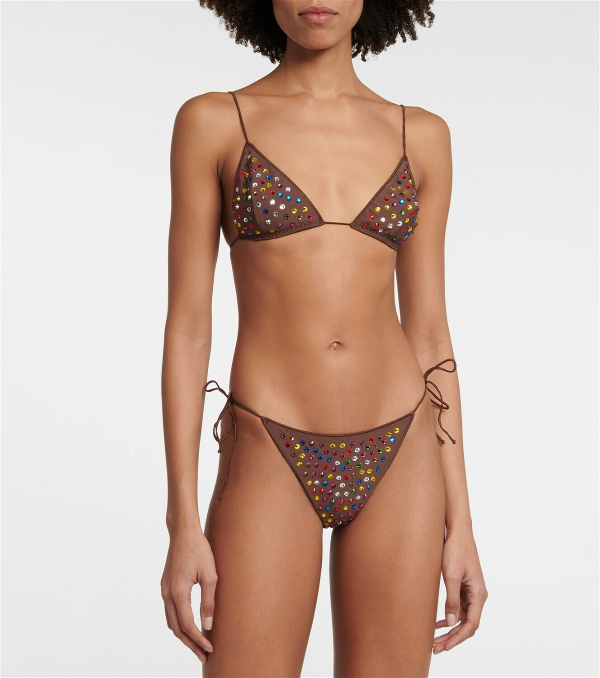 Oseree - Gem embellished bikini set