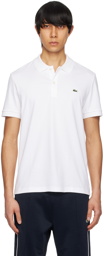 Lacoste White Regular-Fit Polo