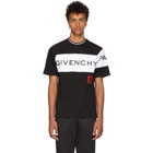 Givenchy Black and White 4G Patch T-Shirt