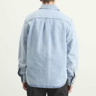 Gucci Men's Certified Cotton Denim Overshirt in Blue