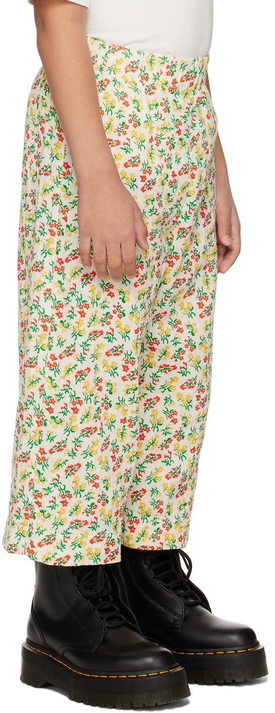 The Animals Observatory Kids White Emu Pants