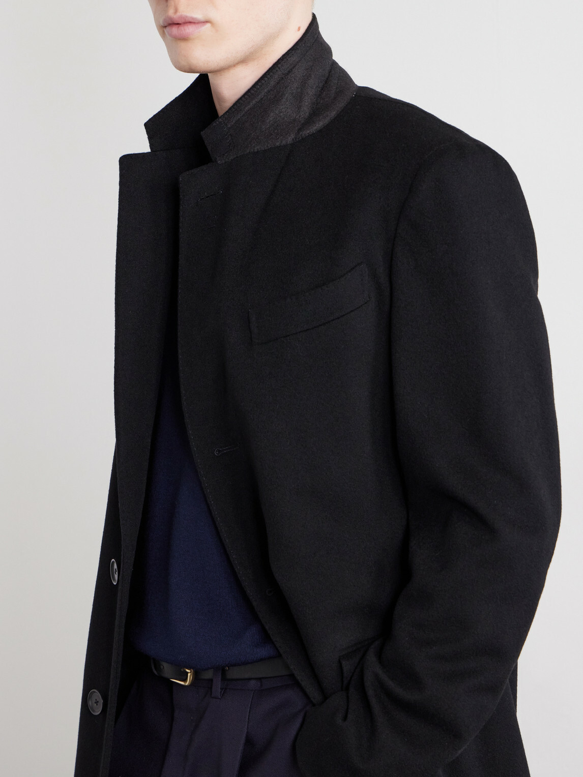 Caruso - Aida Wool Coat - Black