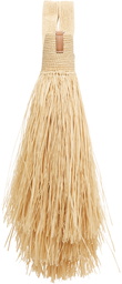 Loewe Beige Paula's Ibiza Fringed Slit Tote