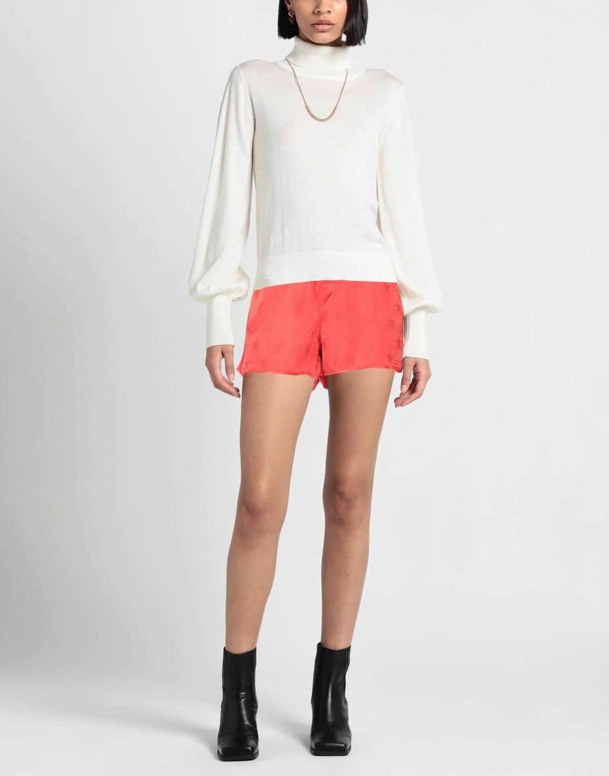 Laneus Womens Shorts & Bermuda Shorts in Red