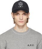 A.P.C. Black Casquette Eden Cap