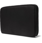 Montblanc - Nightflight Leather-Trimmed Canvas Shirt Pouch - Black