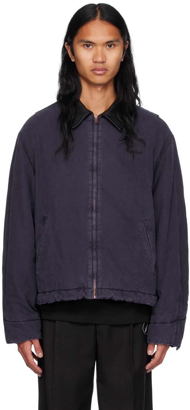 人気大割引 Navy We11done Oxford We11done Jacket ジャケット・アウター