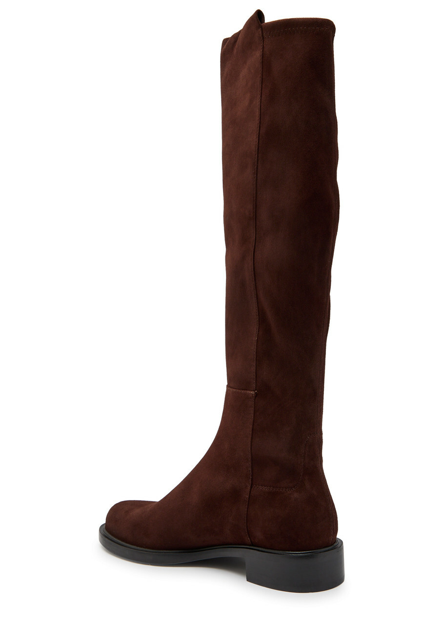 Stuart Weitzman 5050 Gisele Suede Knee-high Boots Brown