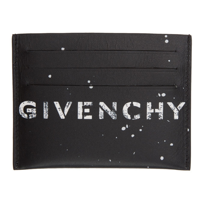 Photo: Givenchy Black Graffiti Graphic Card Holder