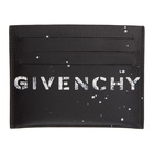 Givenchy Black Graffiti Graphic Card Holder