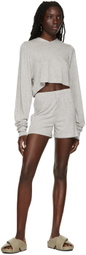 ÉTERNE Gray Lounge Boxer Shorts
