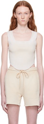 COTTON CITIZEN Beige Ibiza Tank Top