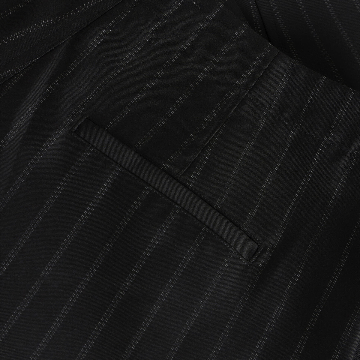 END. x Samsøe Samsøe Women's Samio Dart Trousers in Black Pinstripe
