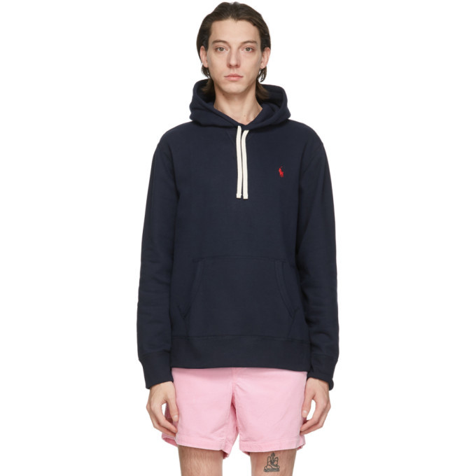 Photo: Polo Ralph Lauren Navy Fleece Cabin Hoodie