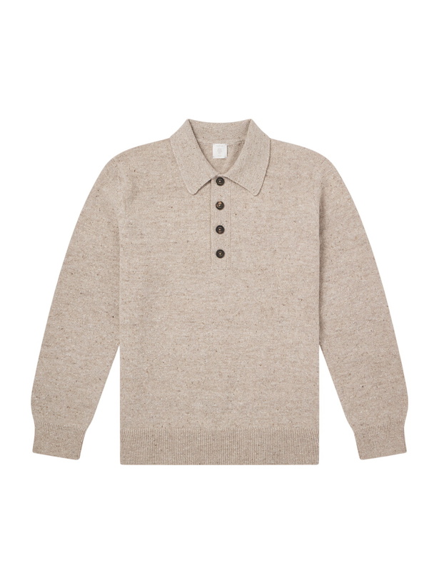 Photo: Eleventy - Wool Polo Sweater - Neutrals