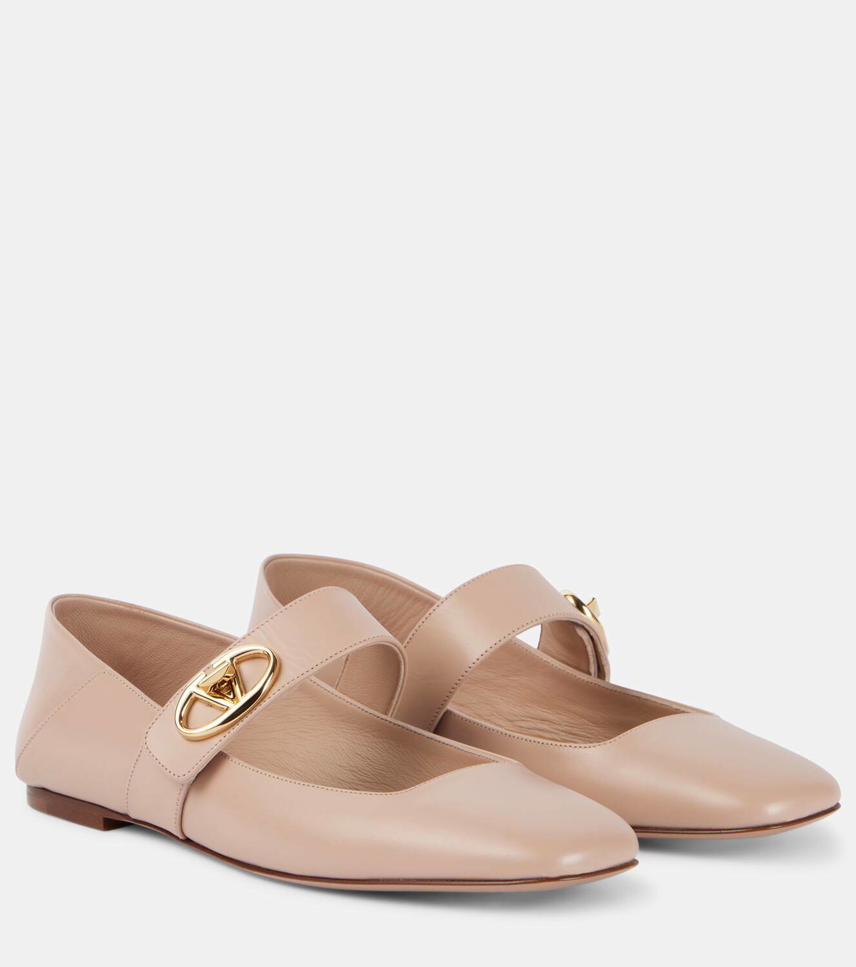 【Valentino Garavani】 VLogo Locker Mary Janeフラット Valentino Garavani VLogo Locker Mary-Jane Ballerina Shoes