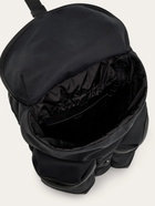 Ferragamo Mens Canvas backpack in Black